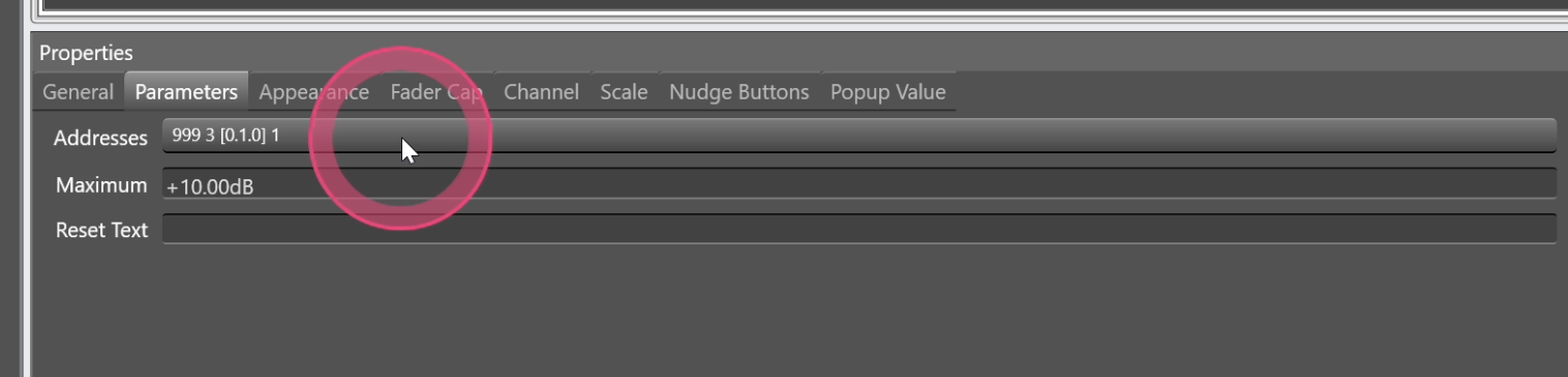 Custom Panel Parameters