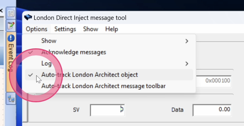 Auto-track London Architect Object