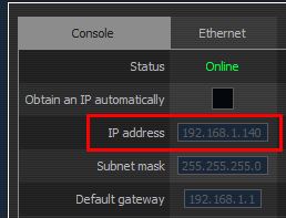 console-ip