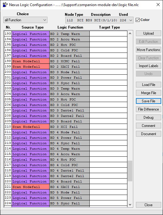 Logic Configuration